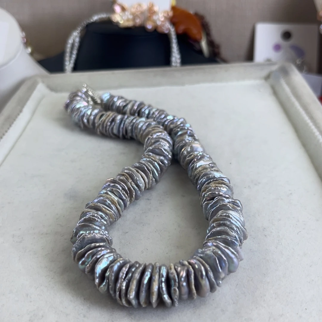 淡水珍珠未镶嵌项链【纯恬】