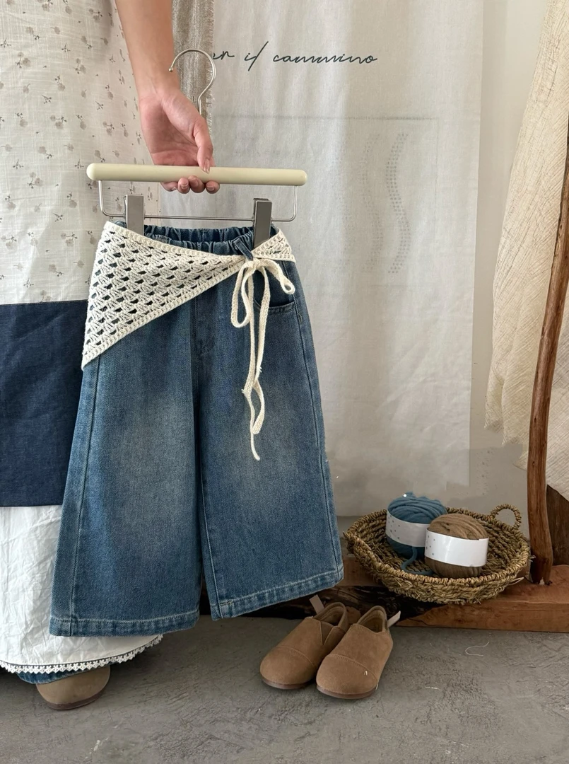 XM-796-儿童百搭时尚直筒牛仔裤【不带屁帘】（秋款）