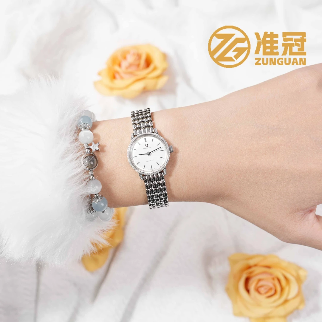 95新 Omega/欧米茄 22mm手动机械YL3844碟飞瑞士名表