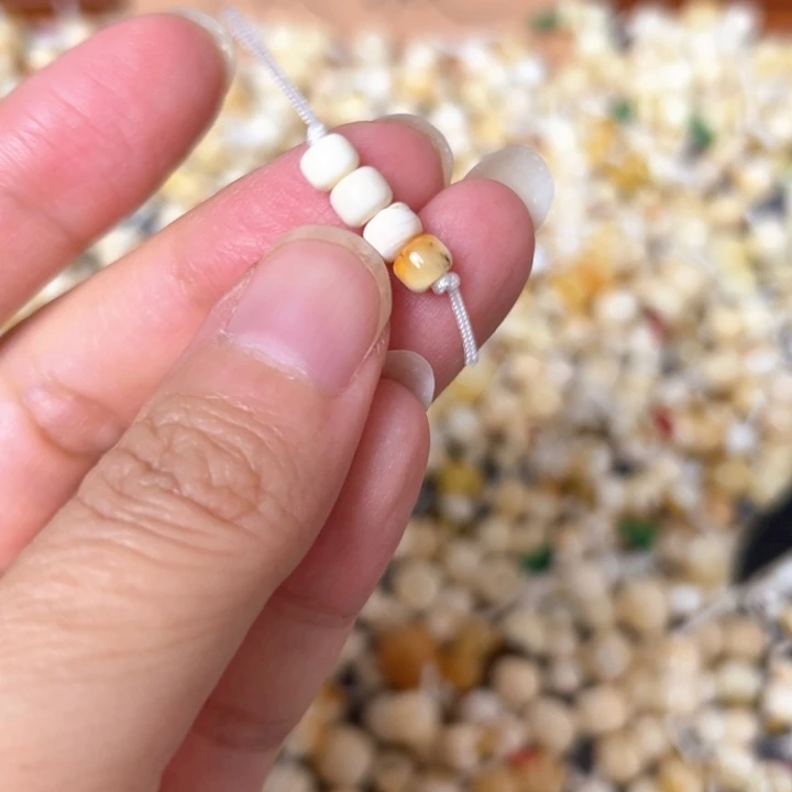 裸石蜜蜡未镶嵌5mm一组