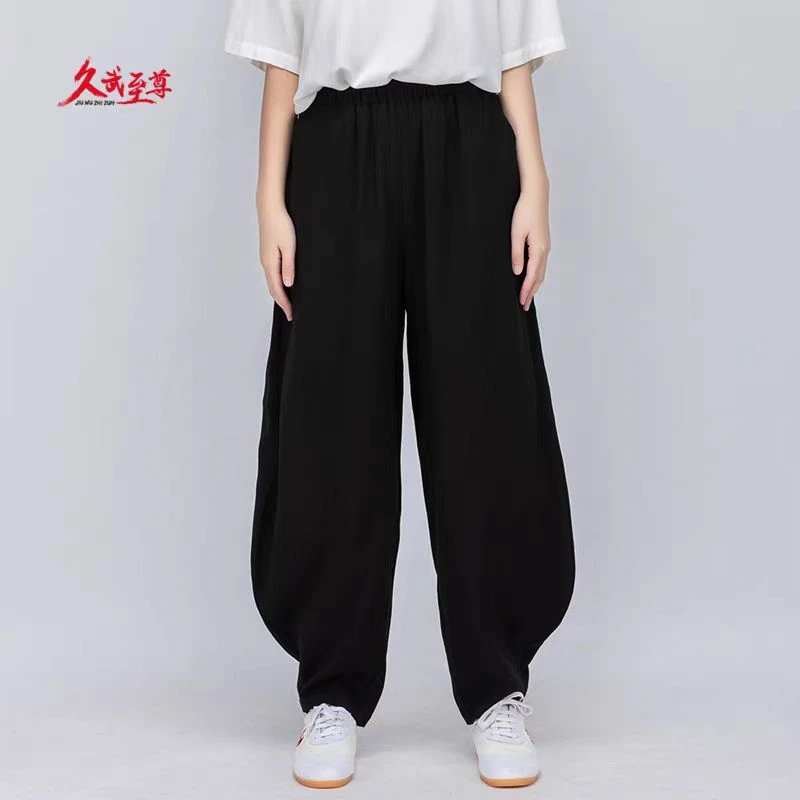 【古行】寻武记高品质男女幸福麻春秀夏运动太极裤