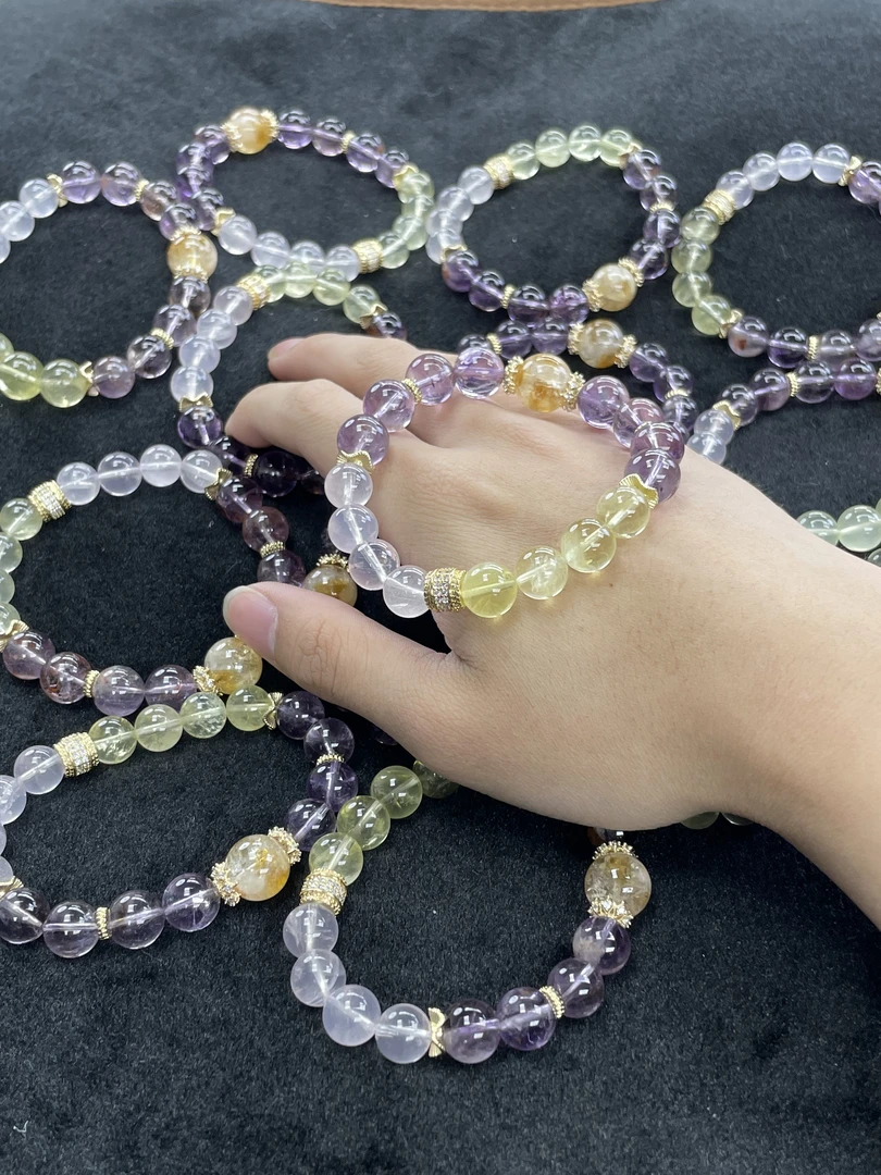 【小耿珠宝】多宝紫水晶手串（多样性发其一）