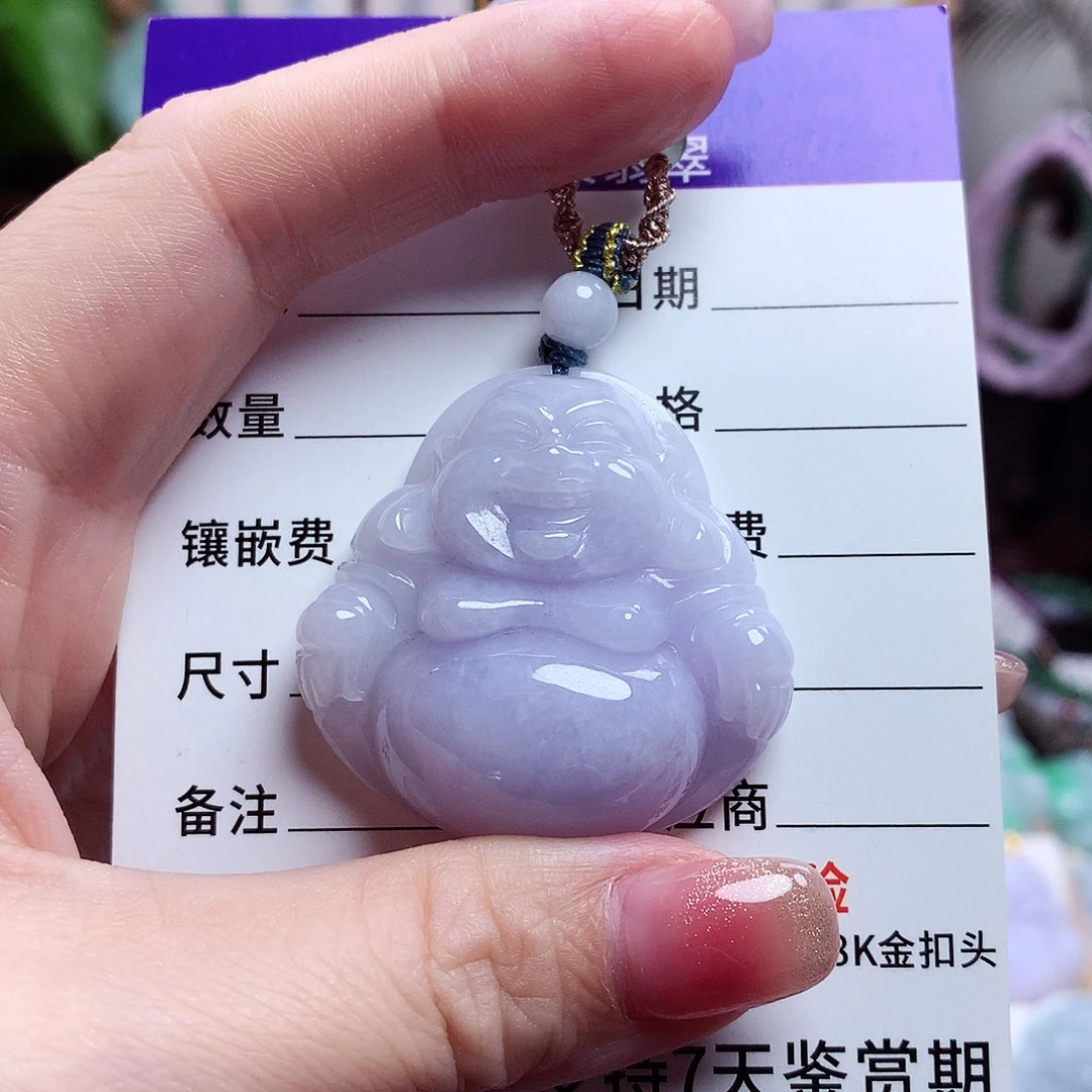 颈饰未镶嵌翡翠佛公21
