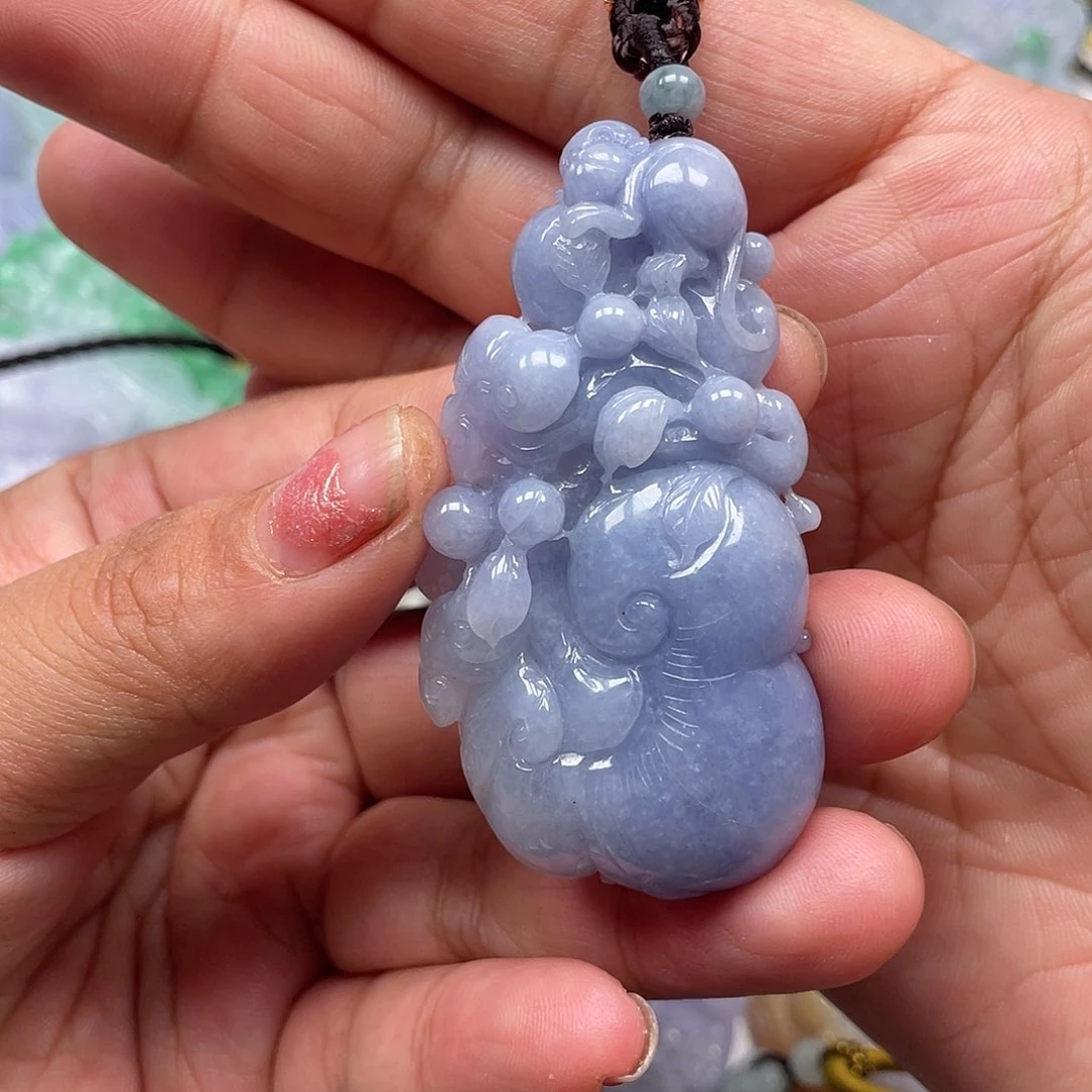 颈饰未镶嵌翡翠春**开翡玉缘翡翠