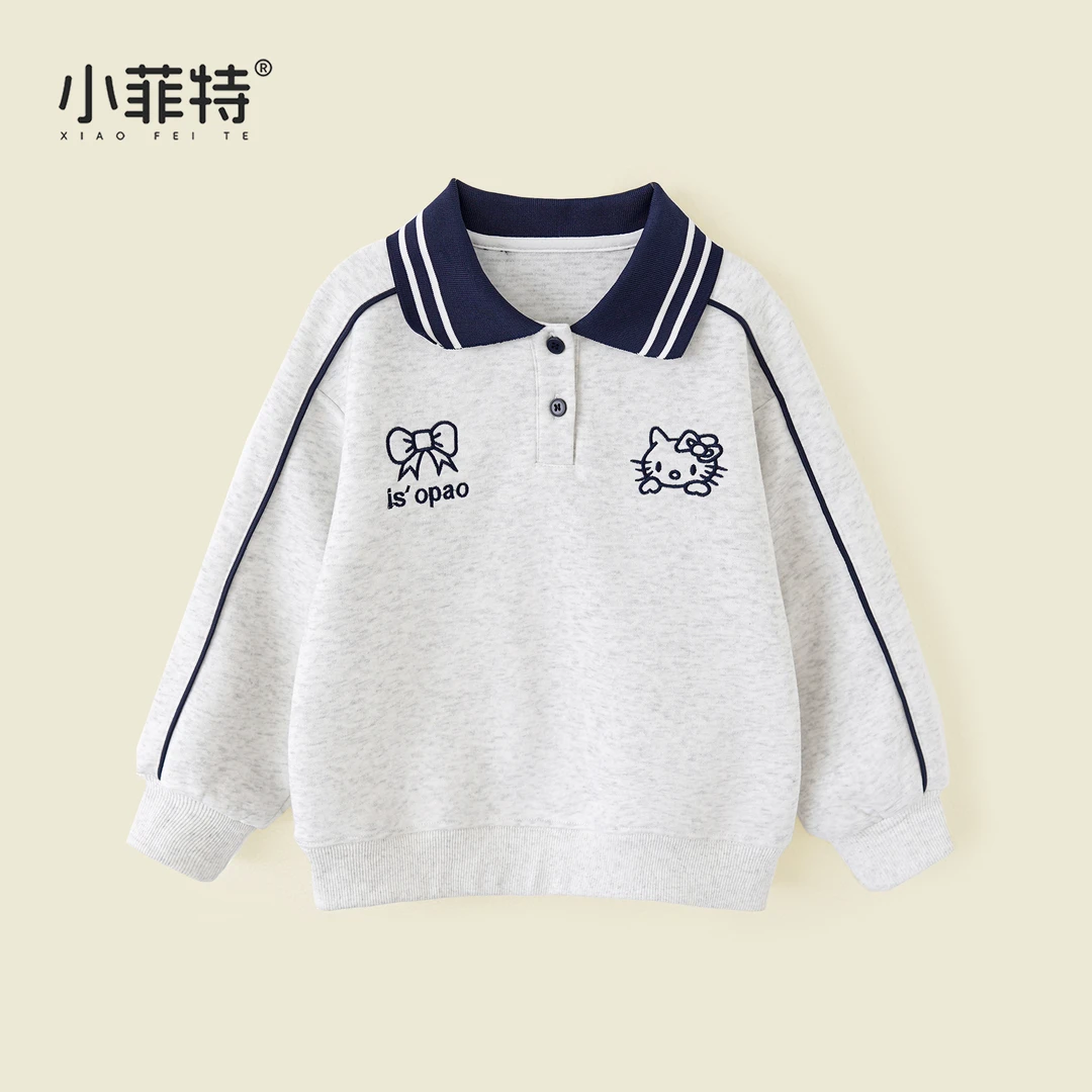 小菲特秋季新款女童装休闲上衣中大童时尚百搭儿童卫衣BGYQ52457