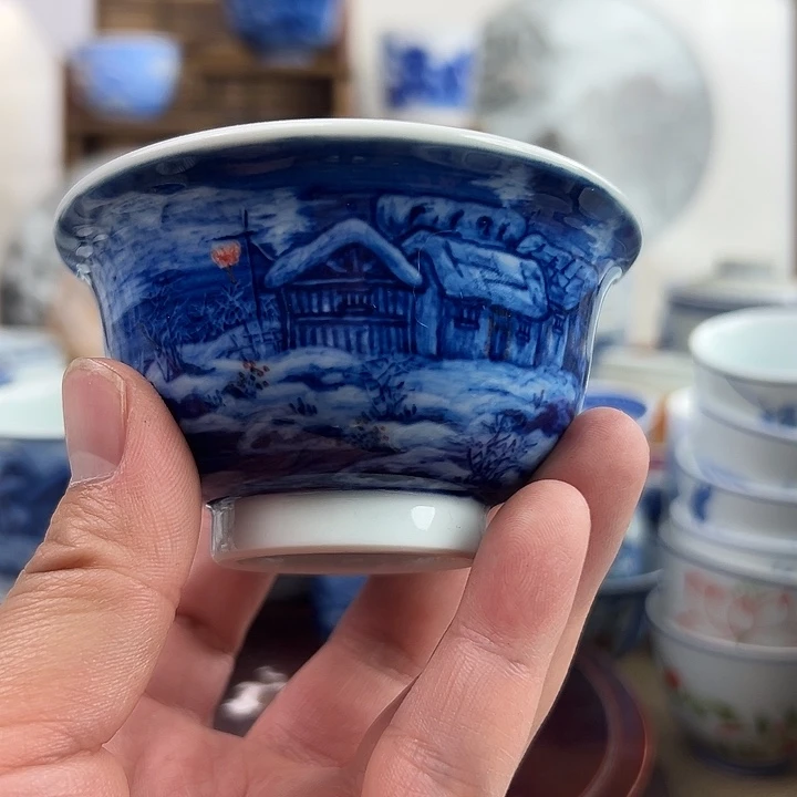 景德镇陶瓷手绘杯子