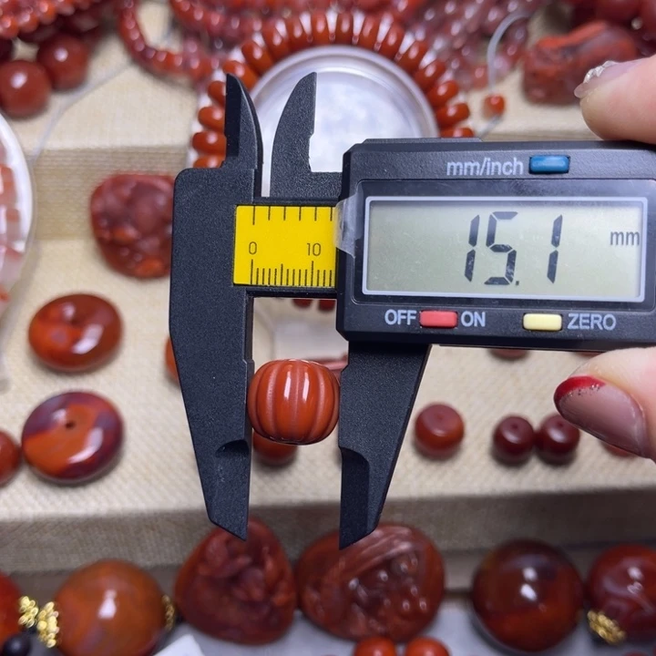 南红玛瑙未镶嵌手链南瓜