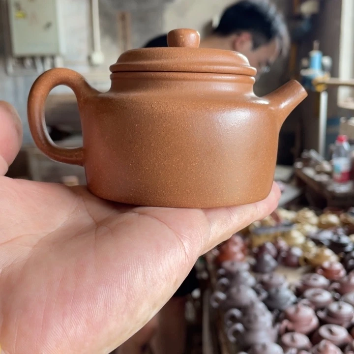 紫砂紫砂德钟。沉香段（微暇