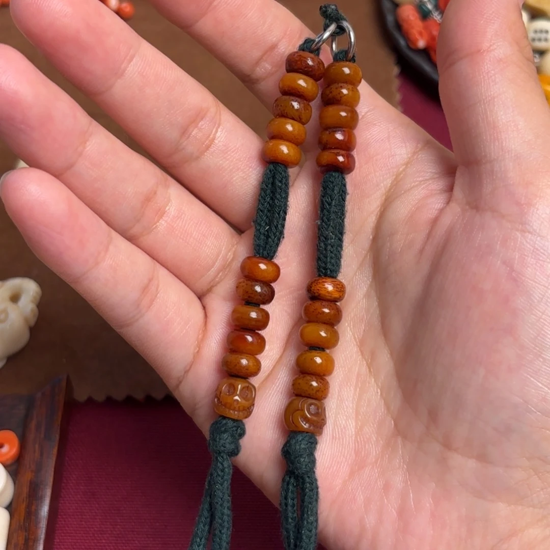 琉璃手工艺品藏传小配饰