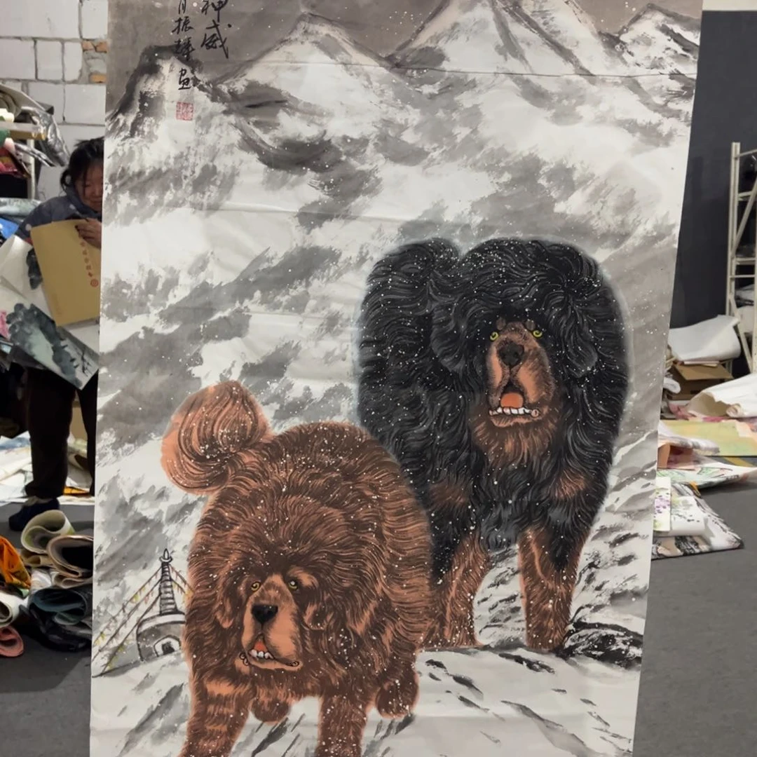 国画书法作品多次绘画作品