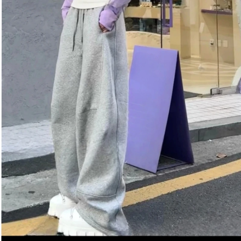 网红爆款欧货【Baby绒休闲裤】韩系秋冬加厚加绒保暖休闲裤