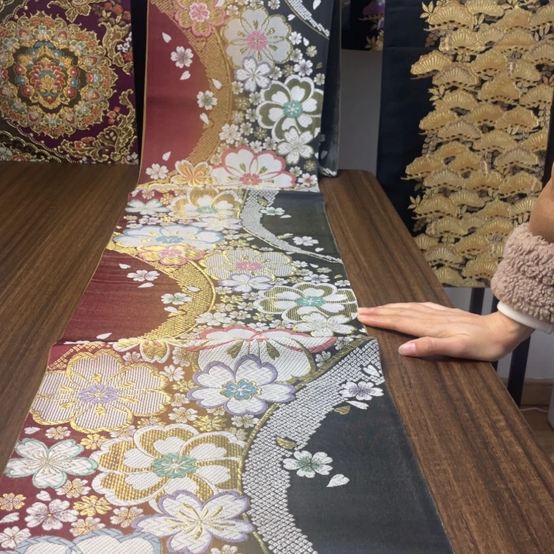 织绣唐锦西阵织桌旗