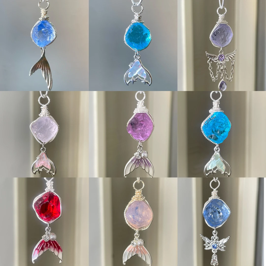 不锈钢项链 【原创项链版】 macrame绕线手作专拍时尚轻奢手工气质