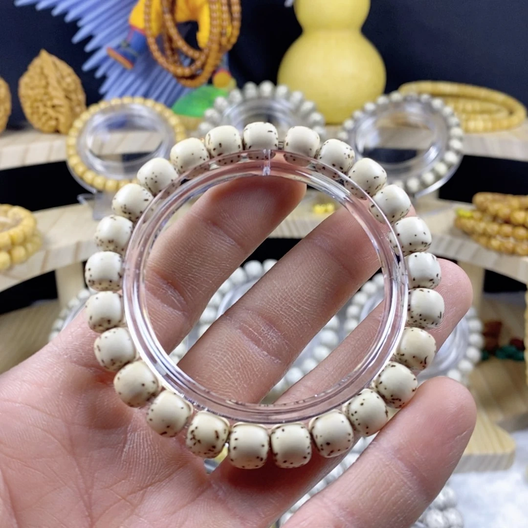 星月菩提手串Q*、星月菩提原生态顺白河豚