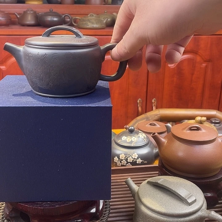 茶壶紫砂处理一把