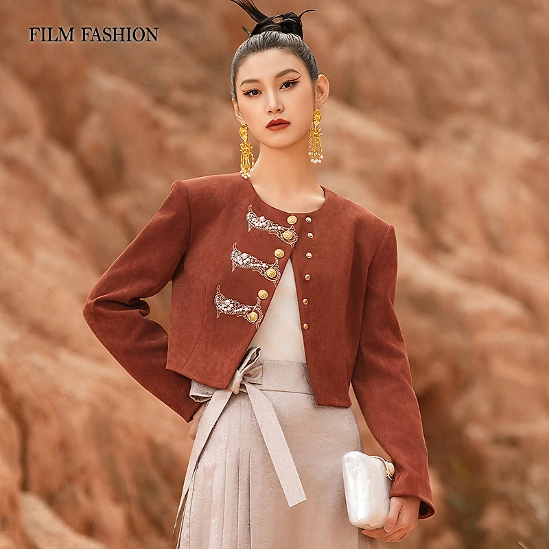 【珊珊专属】秋季新款短款外套女士外套 FFJG134424