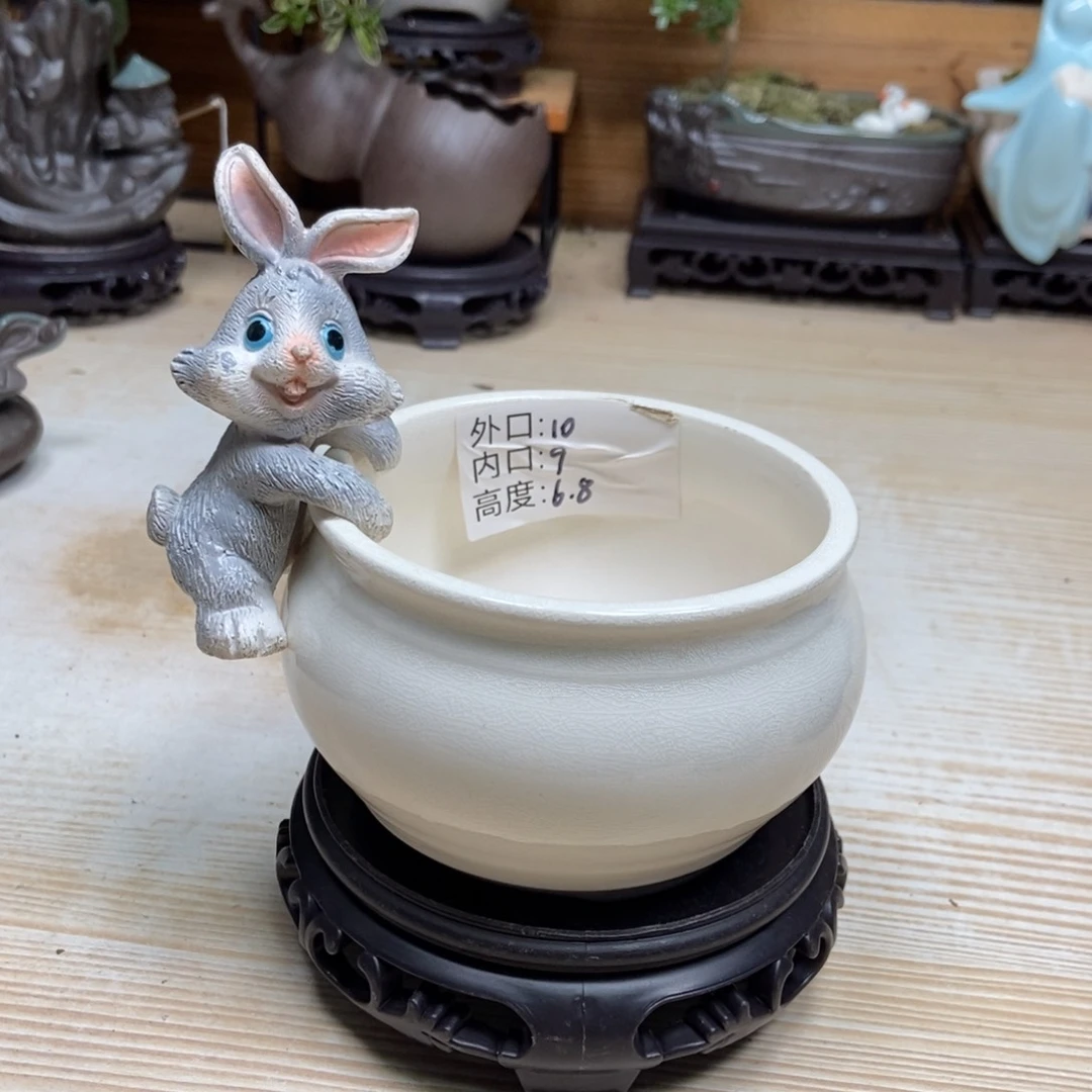 瓷片陶瓷花盆陶瓷艺术