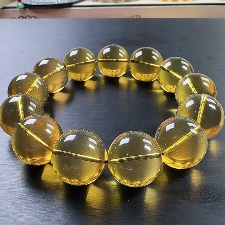 南***房蓝珀未镶嵌手链天然琥珀