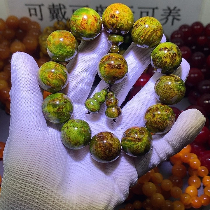 手串/手链松木（琥珀木）2.0 水墨丹青留疤高货