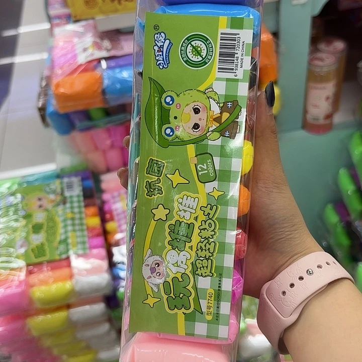 超轻粘土十个装玩偶推推