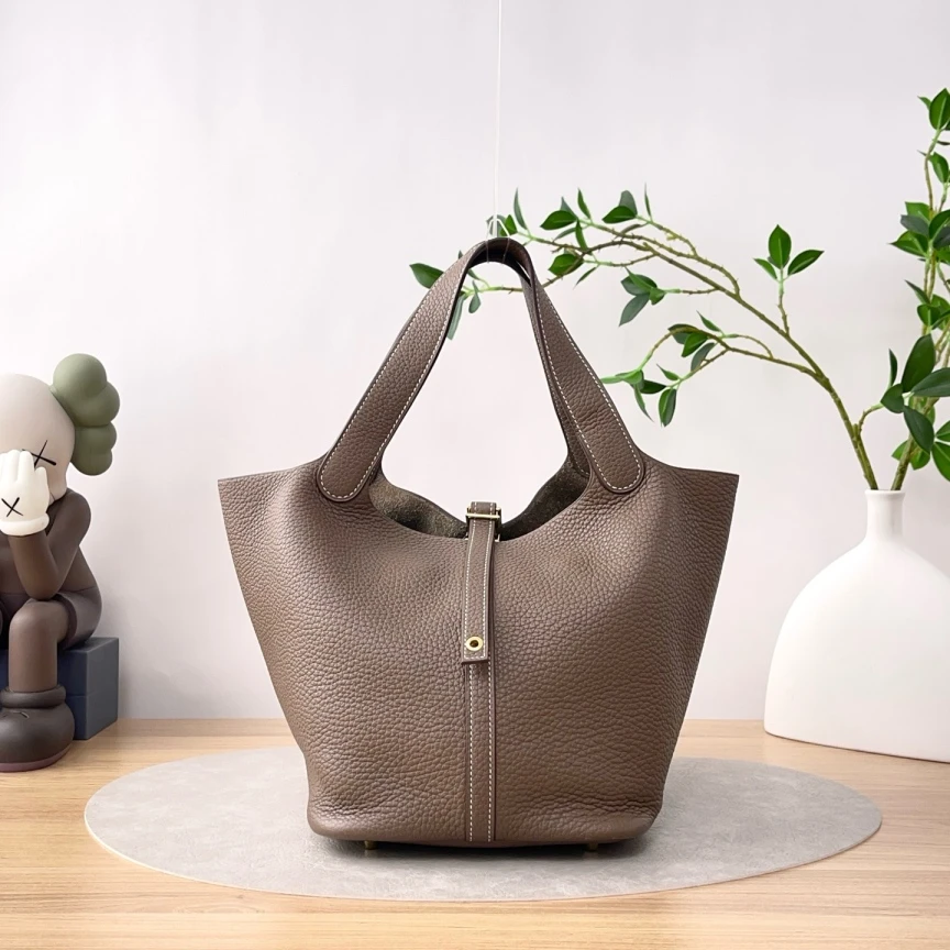 95新 Hermes/爱马仕 菜篮子22 /手提包/7420