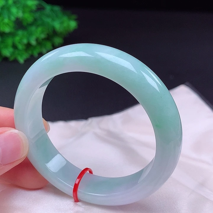 翡翠未镶嵌手镯53圈口431814