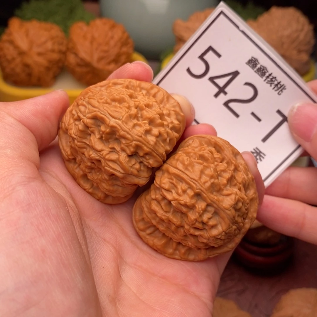 文玩核桃把件白狮42