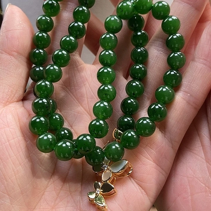 和田玉（碧玉）未镶嵌颈饰