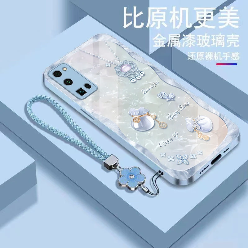 好运福袋荣耀30Pro手机壳EBG-AN00散热轻奢高级感新款全包防摔