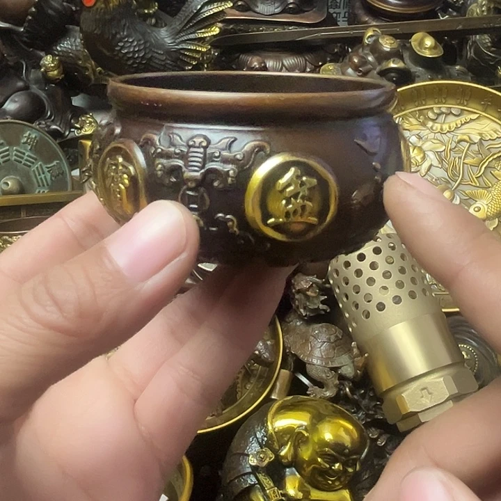 顺顺利利，铜器摆件