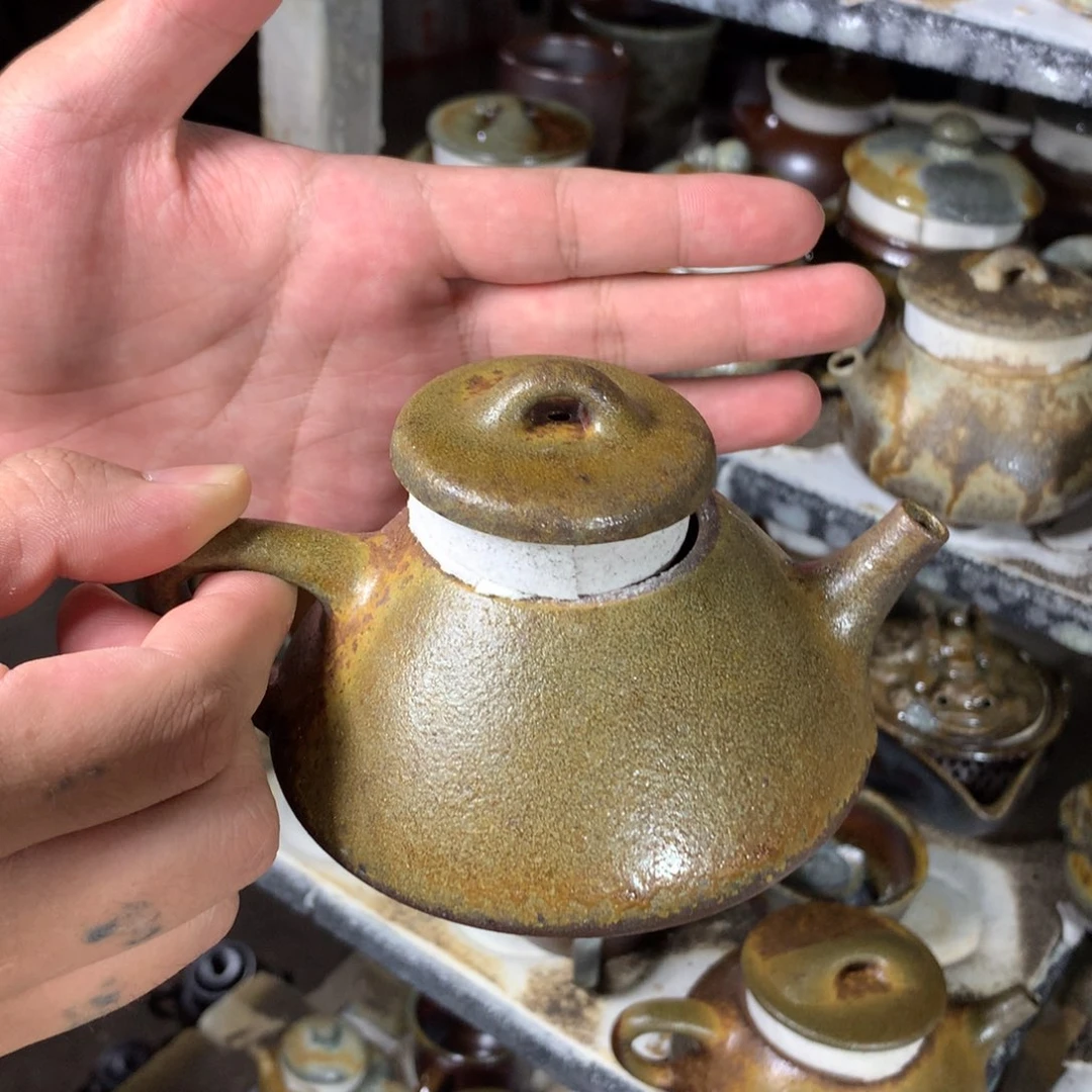 紫砂茶壶纯自然柴烧
