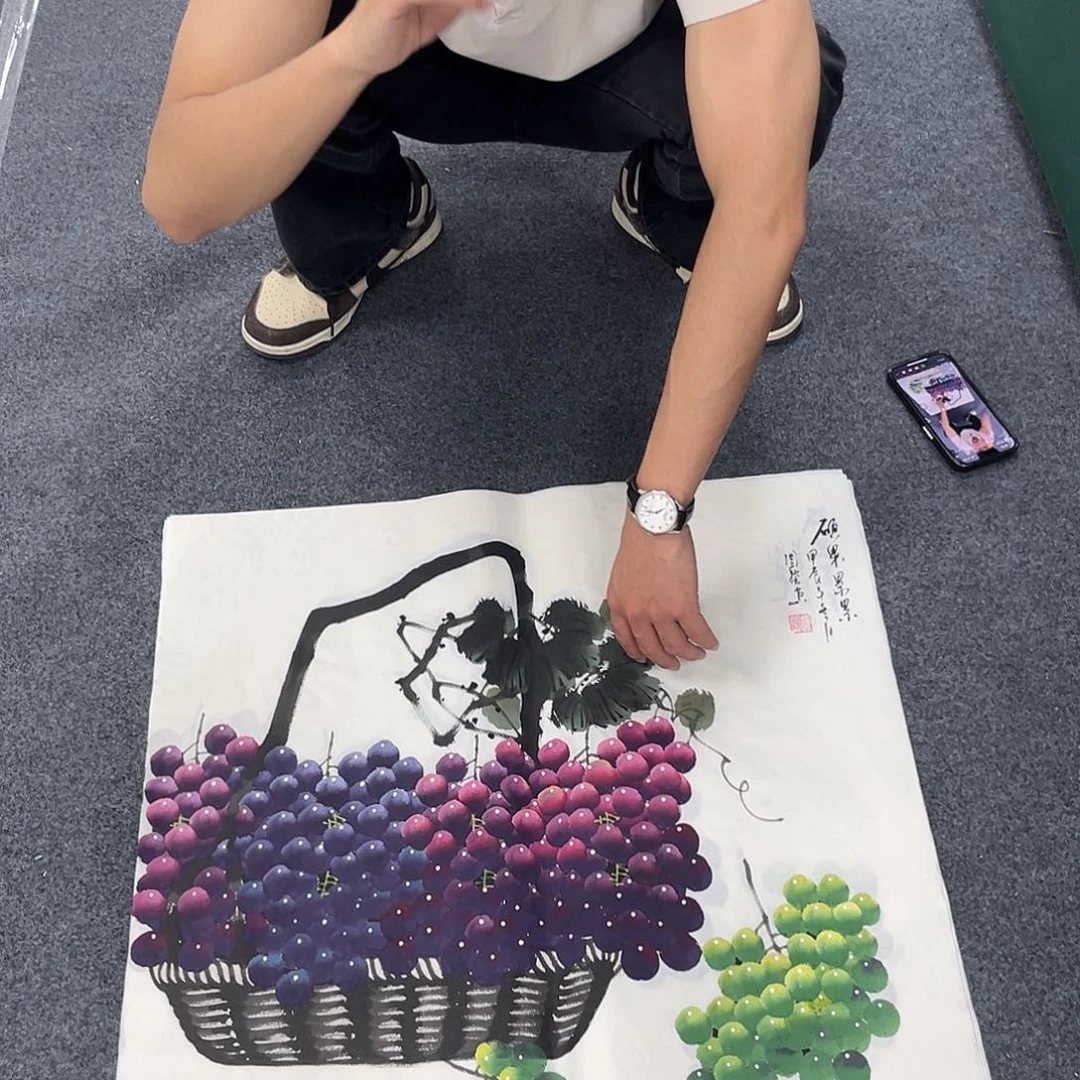 国画宣纸国画纯手绘字画批发