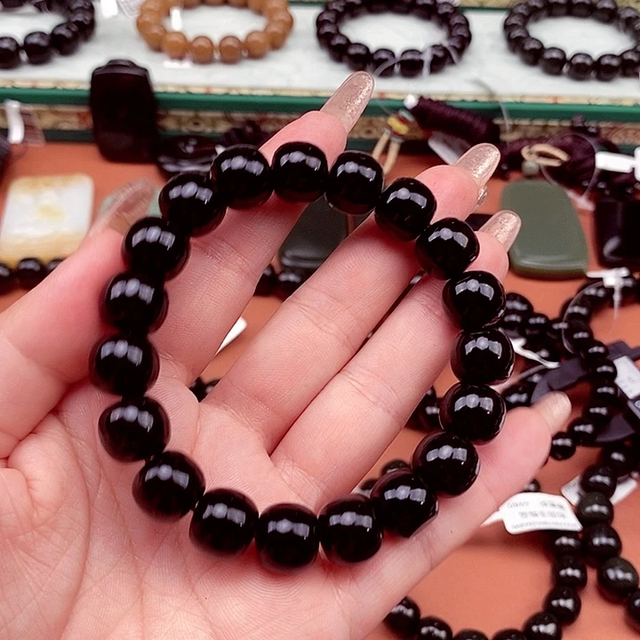 清***面未镶嵌手串和田玉