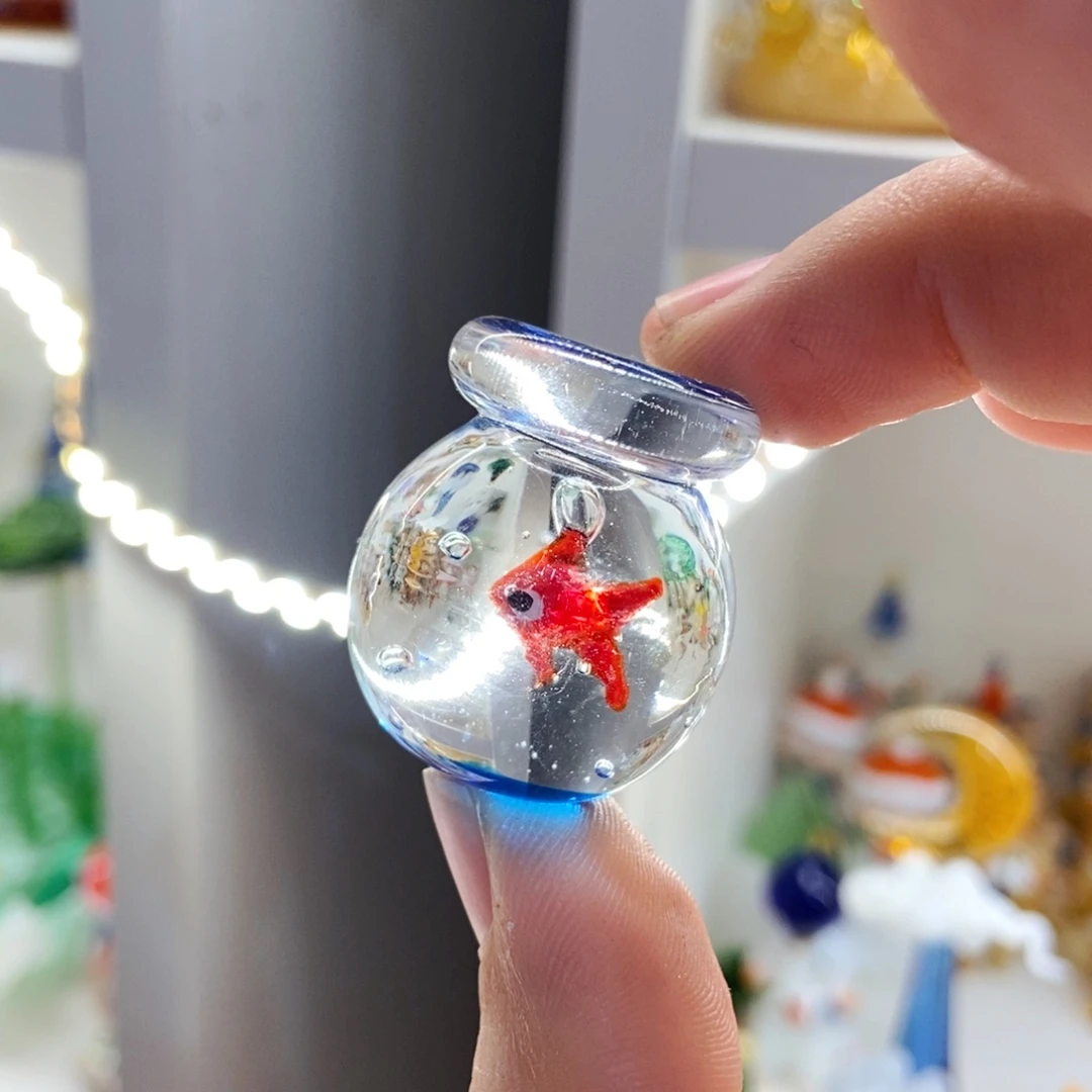 手工艺品琉璃鱼缸