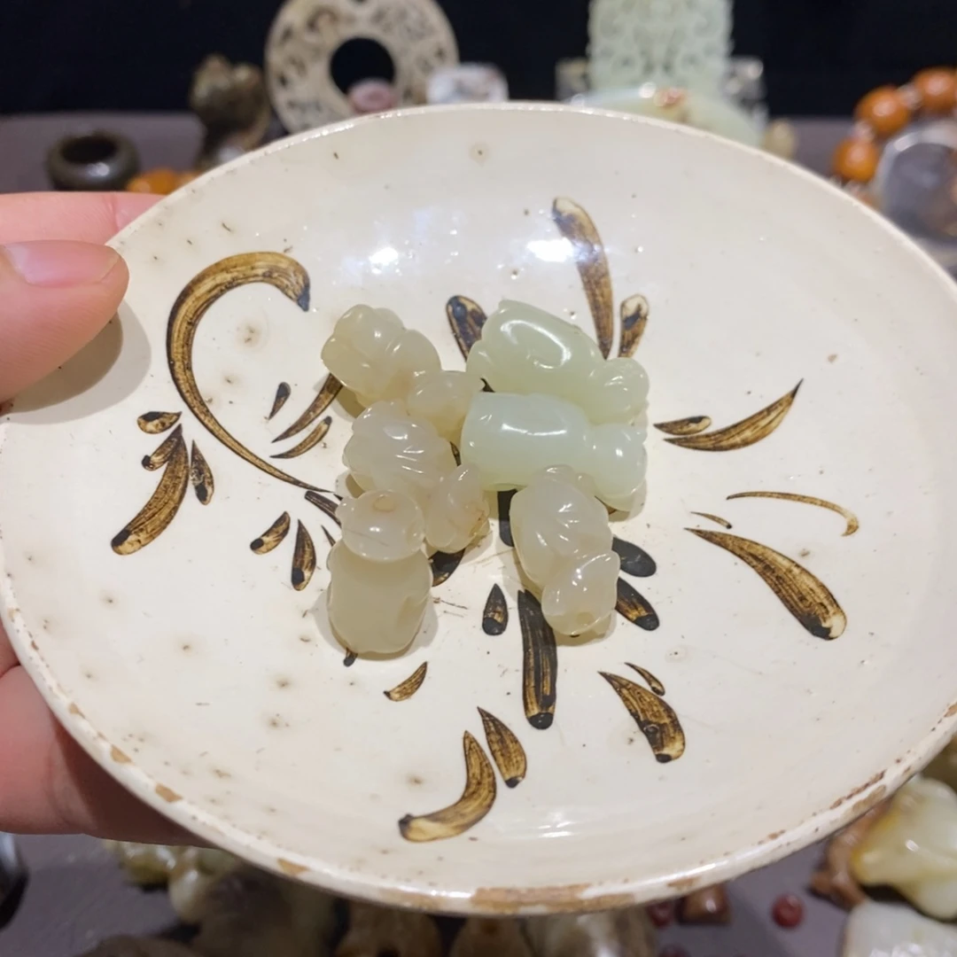 安***话瓷片白底印花好物推荐