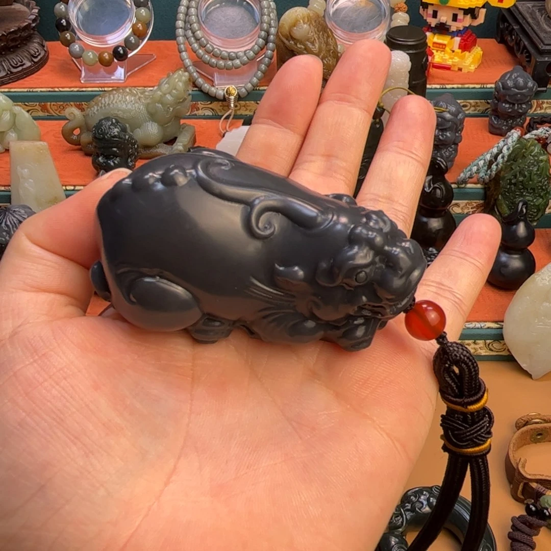 未镶嵌和田玉挂件瘦***王