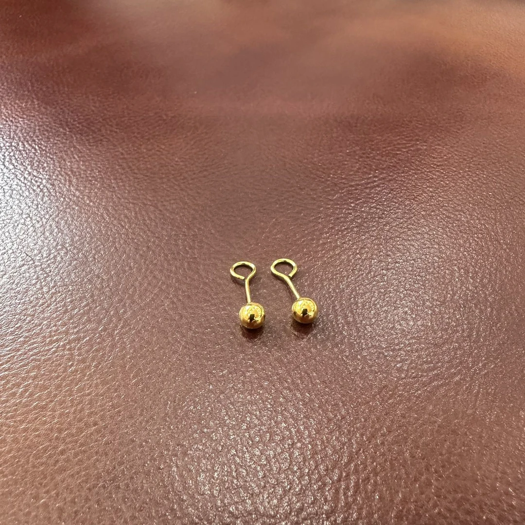 合金耳饰 养耳洞耳骨钉小光珠耳钉（厚约0.22）