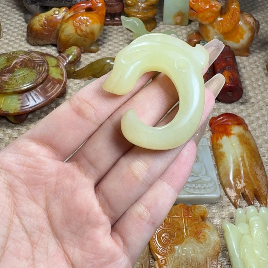 白玉菩提吊坠挂件