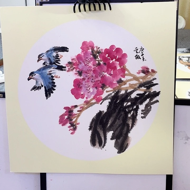 国画张圣敏先生纯手绘作品