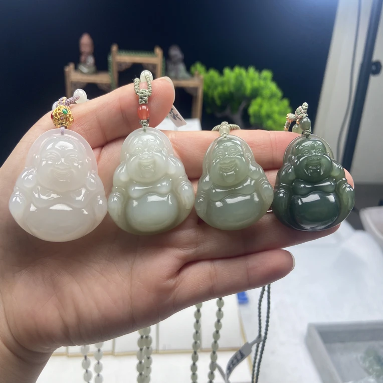 和田玉高冰佛公吊坠 多样性发货拍一发一
