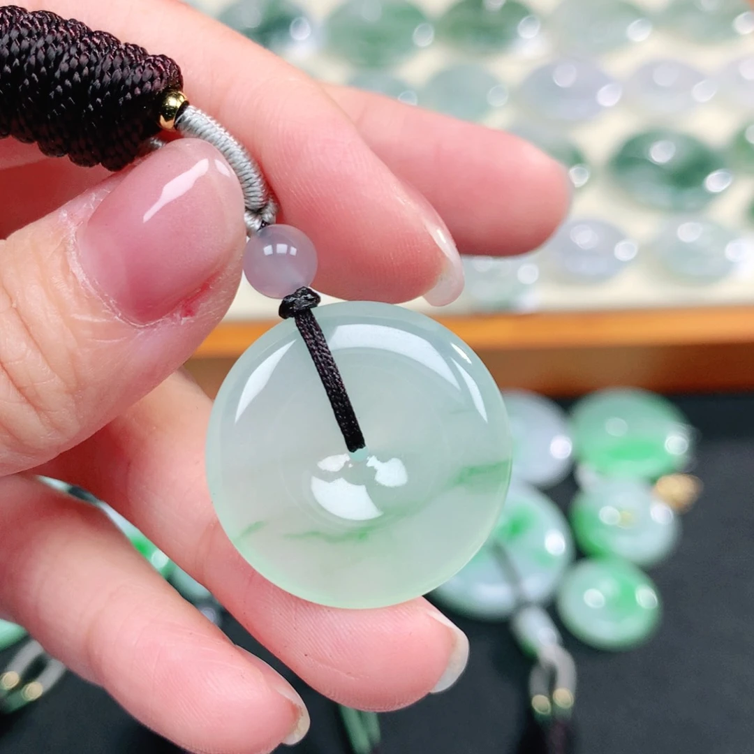 翡翠未镶嵌颈饰天然缅甸翡翠