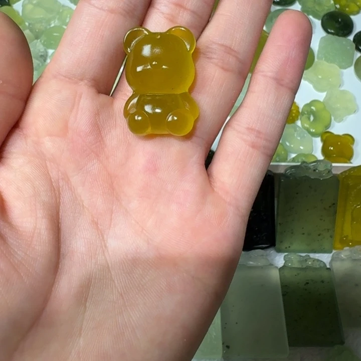 蛇纹石玉未镶嵌吊坠(不含链)