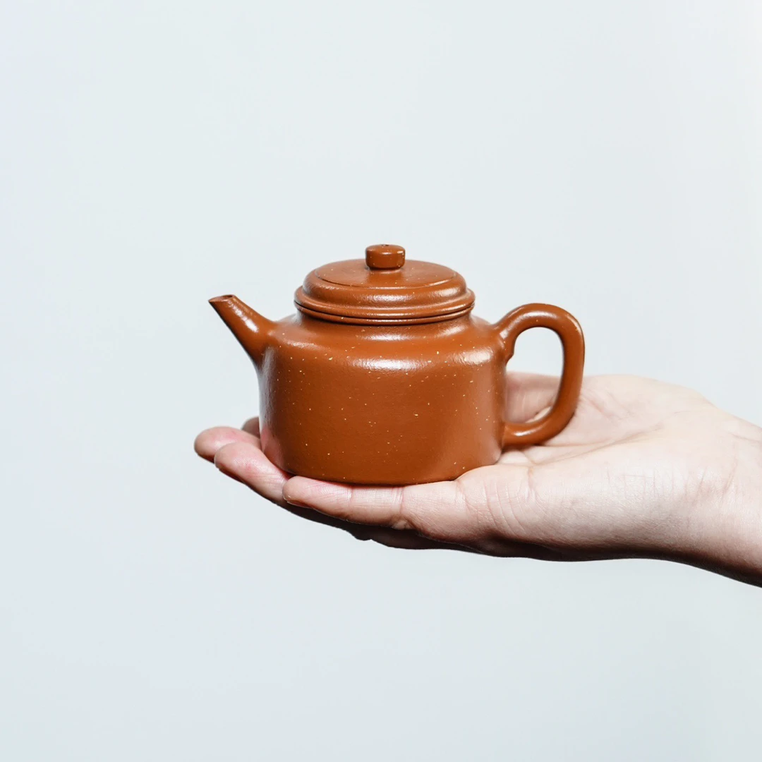 剑流德钟·慕古·150cc极品朱泥料 金砂隐现 效果出彩