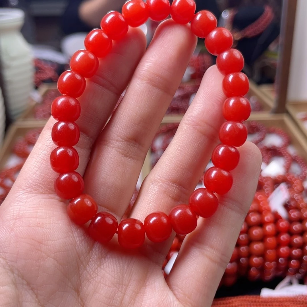 未镶嵌手链南红玛瑙