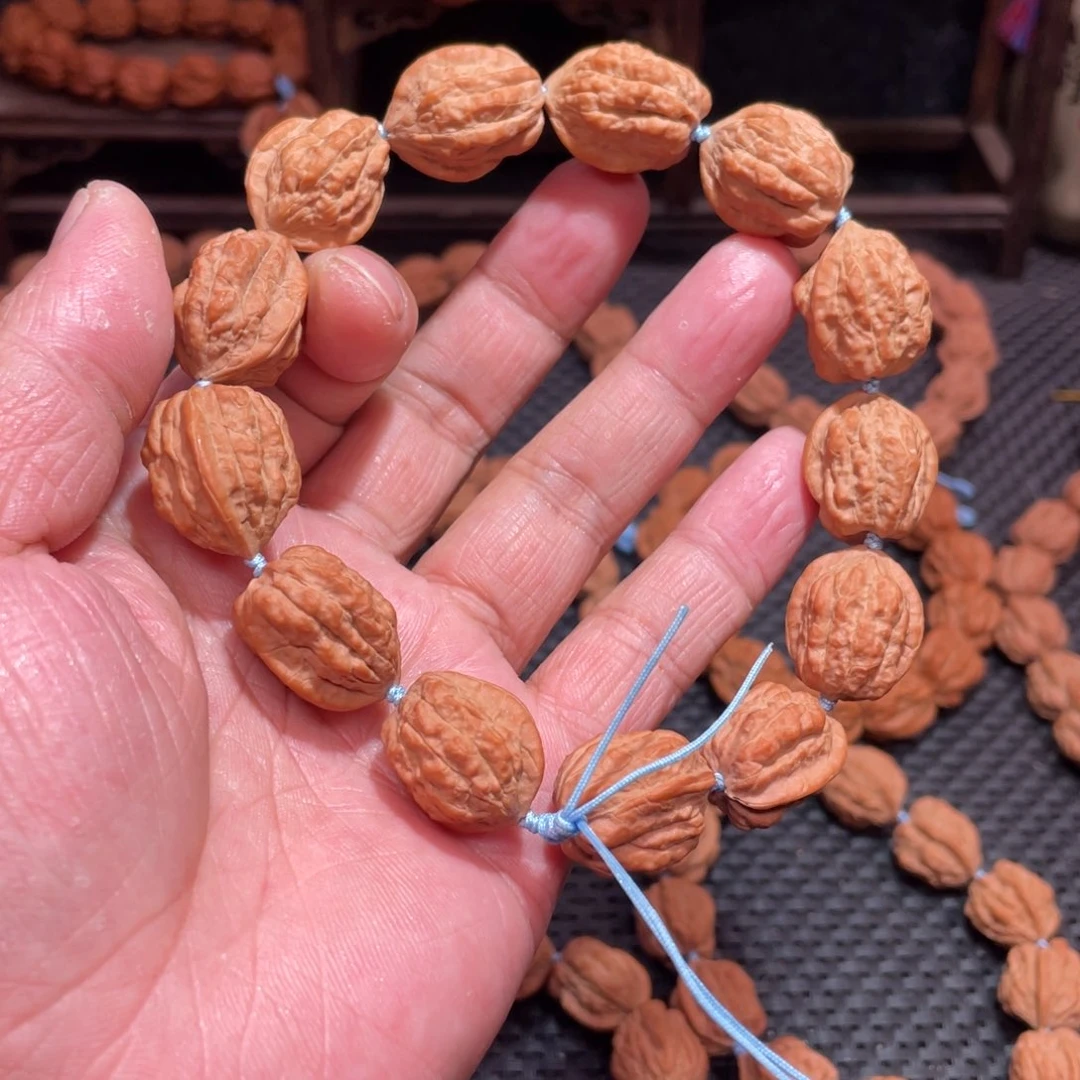 文玩核桃手串又**象 原生态 嵩山老树蛤蟆头
