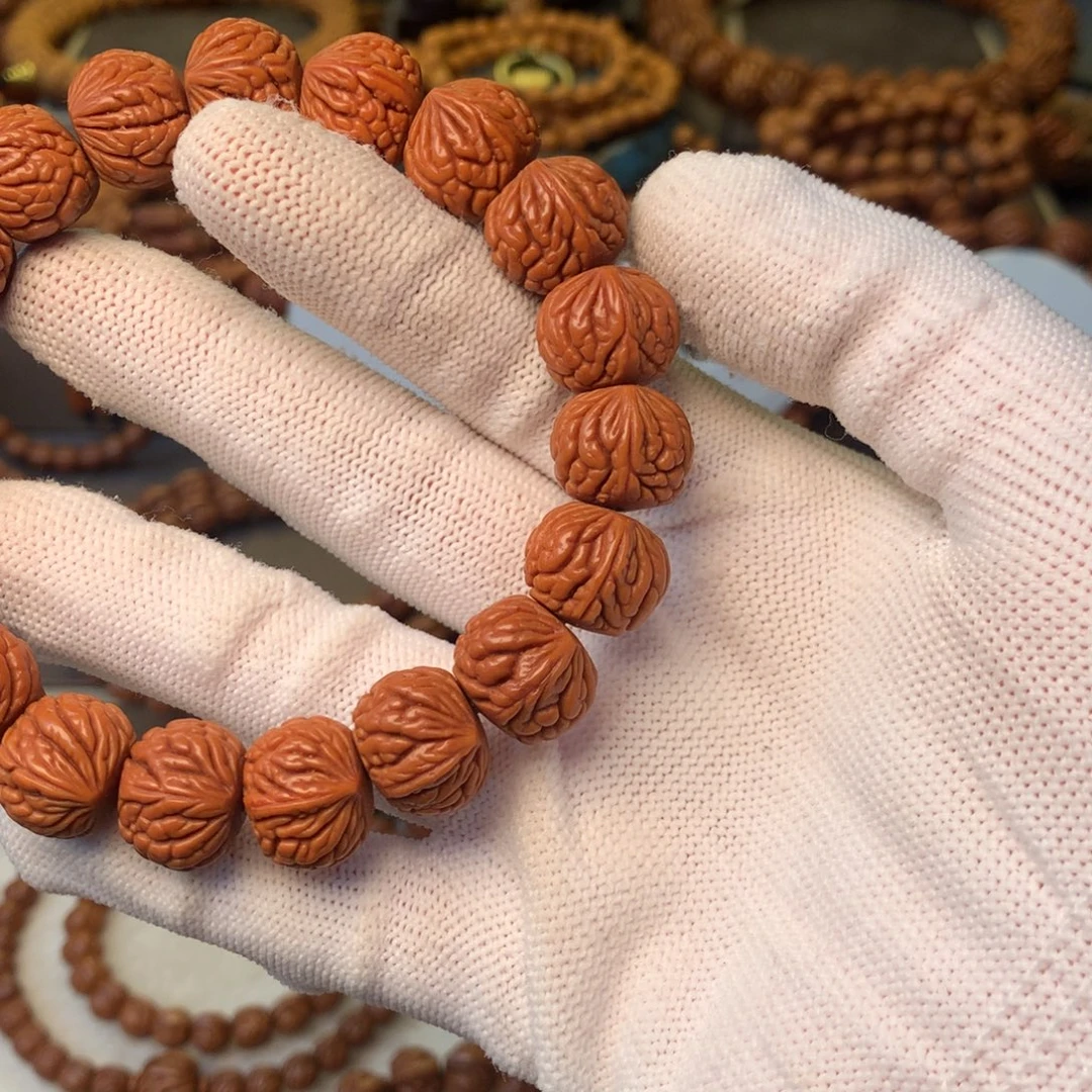 手串桃核秦岭龙纹