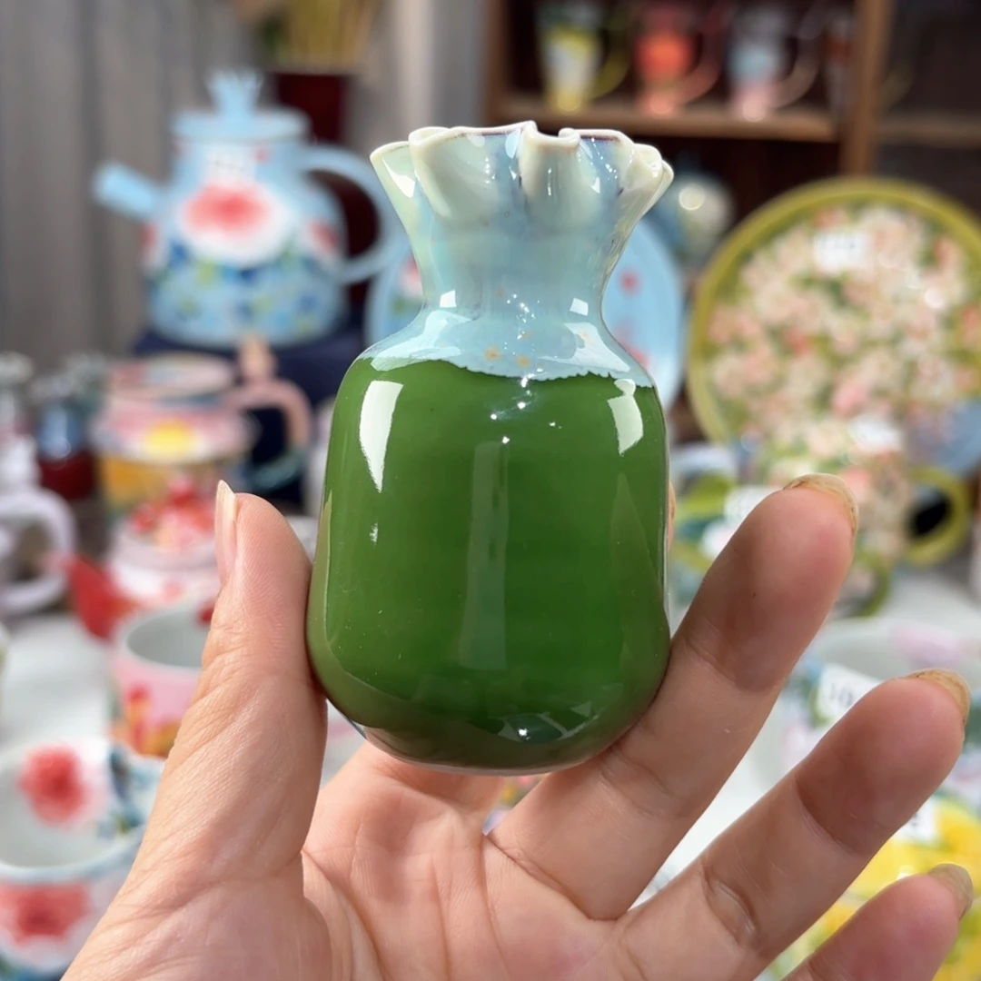 景德镇手绘高温釉下彩陶瓷茶具