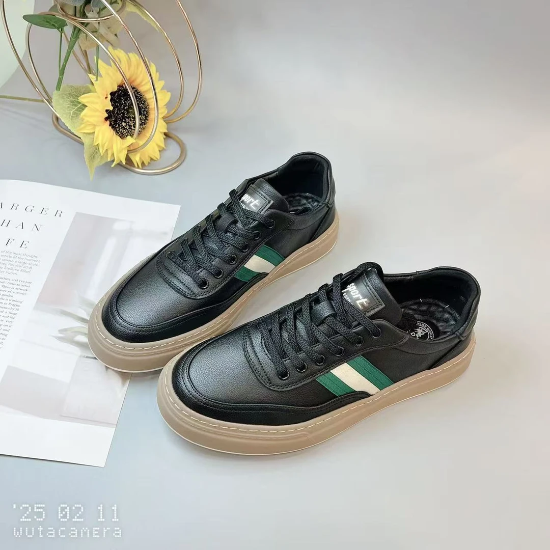 6035-10 《新款上新》时尚潮流百搭运动厚底圆头韩版休闲男鞋