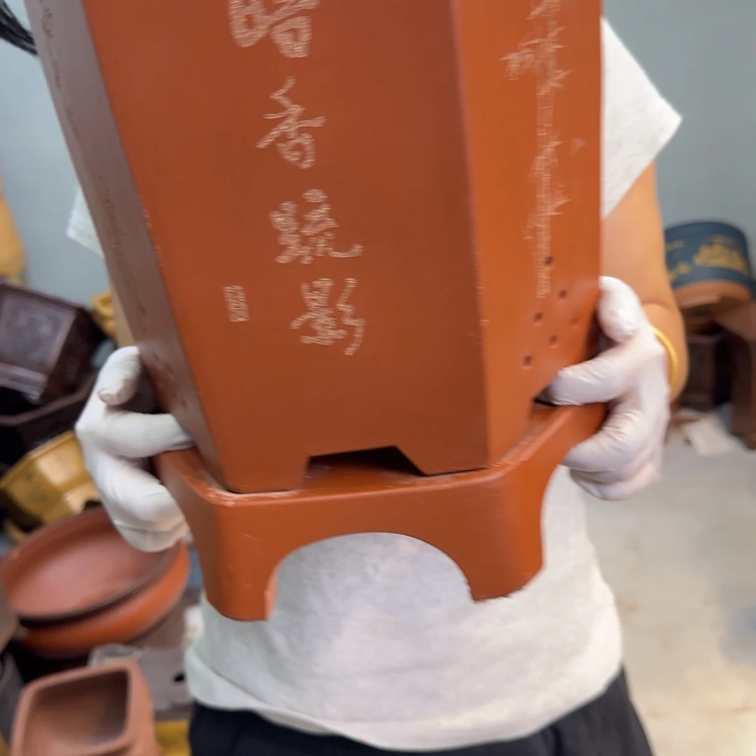 紫砂花盆紫砂口径20
