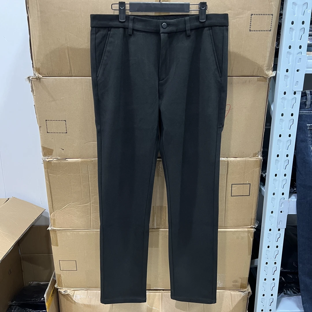 8349撤柜H剪标厚毛呢面料商务休闲春秋冬款男士西裤弹力